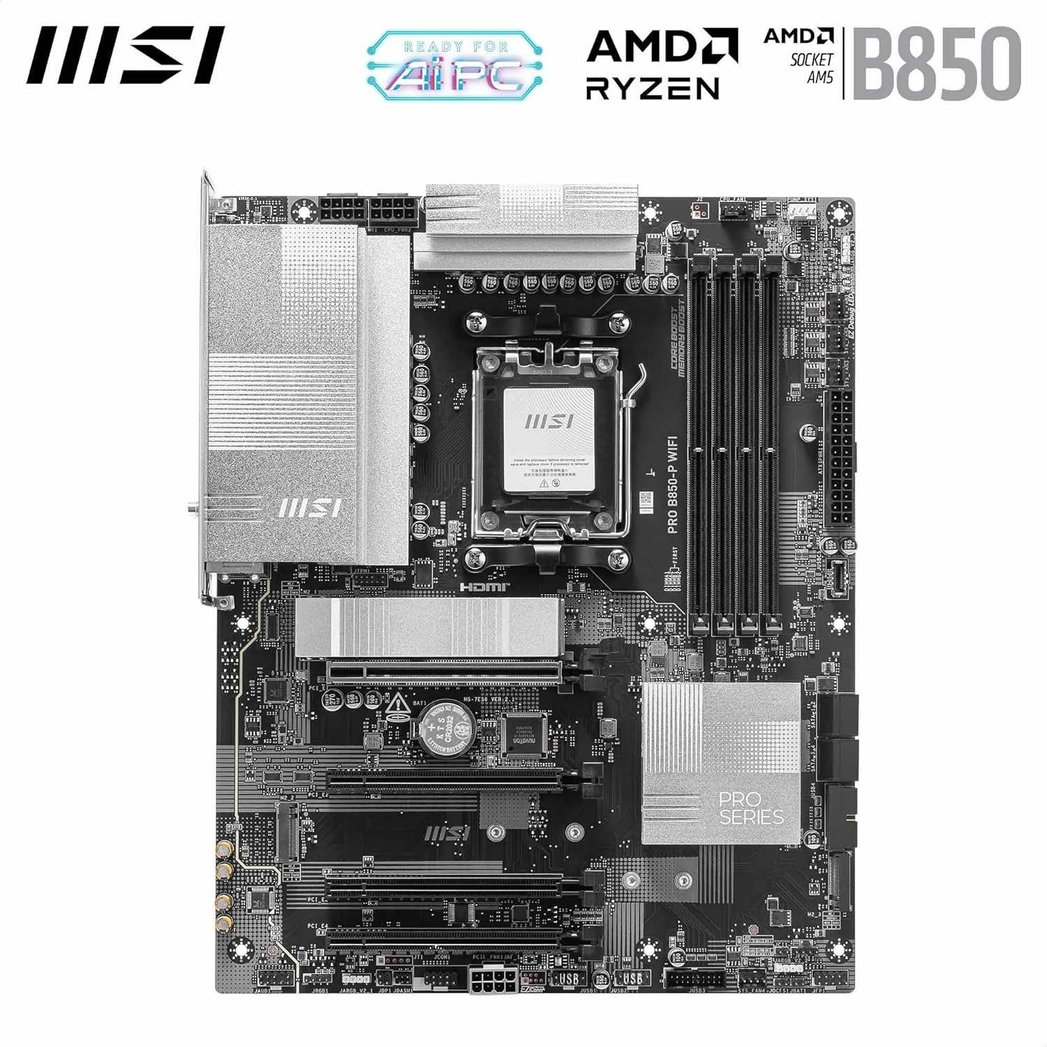 MSI PRO B650M-P Motherboard - Gallery Image