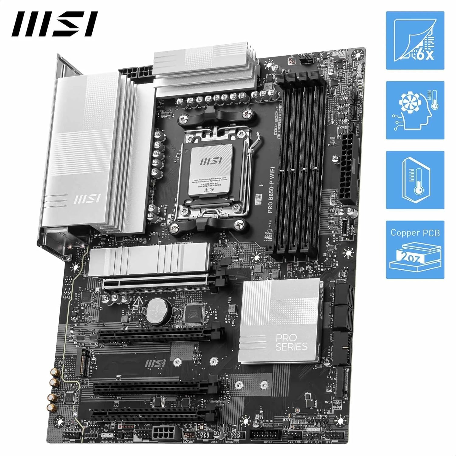 MSI PRO B650M-P Motherboard - Gallery Image