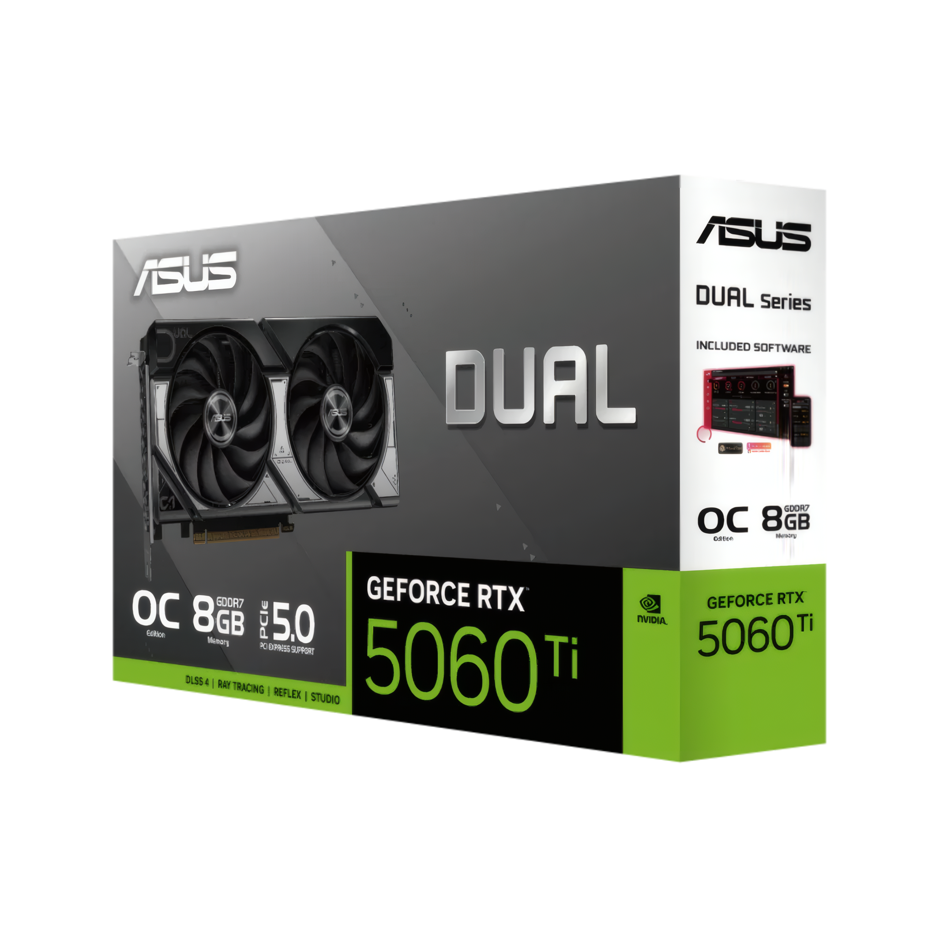 ASUS Dual GeForce RTX 5060 Ti OC Edition 8GB GDDR7 Graphic Card, DUAL-RTX5060TI-O8G