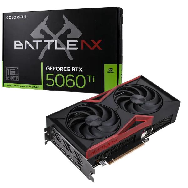 Colorful GeForce RTX 5060 Ti NB Duo 16GB GDDR7 Graphic Card, RTX 5060 Ti NB Duo 16G